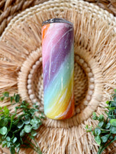 Load image into Gallery viewer, Pastel Swirl Glitter Tumbler