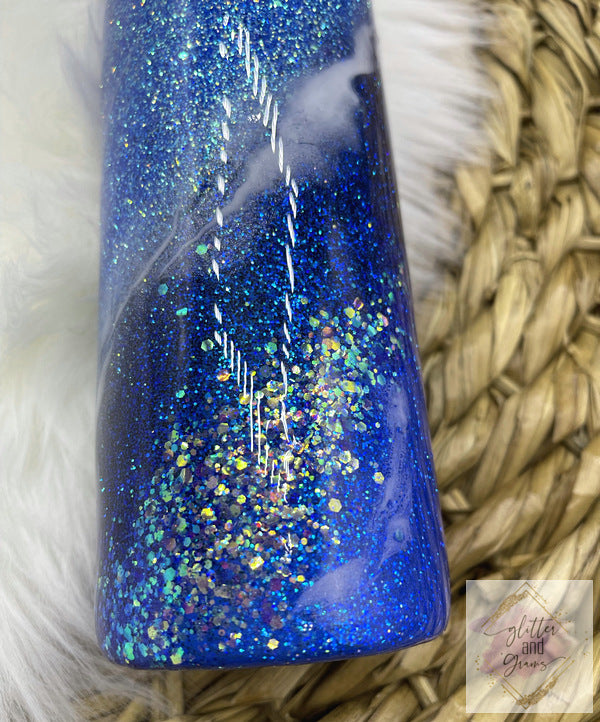 Blue Swirl Glitter Tumbler – Glitter and 'Grams