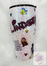 Load image into Gallery viewer, Disney Themed Glitter Tumbler