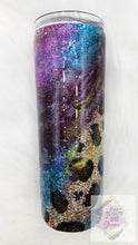 Load image into Gallery viewer, Gypsy Leopard Glitter Tumbler