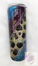 Load image into Gallery viewer, Gypsy Leopard Glitter Tumbler