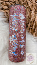 Load image into Gallery viewer, Rose Gold Glitter Tumbler