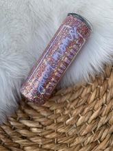 Load image into Gallery viewer, Good Moms Rose Gold Glitter Tumbler
