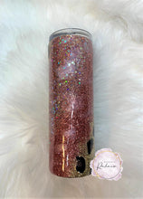 Load image into Gallery viewer, Leopard Swirl Glitter Tumbler