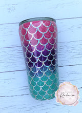Load image into Gallery viewer, Mermaid Glitter Tumbler