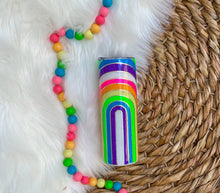 Load image into Gallery viewer, Rainbow Burst Glitter Tumbler