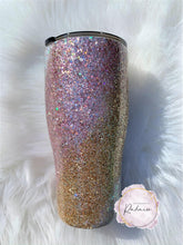 Load image into Gallery viewer, Swirl Glitter Tumbler