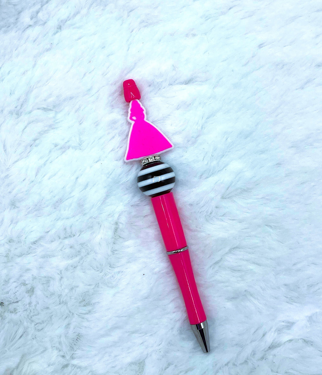 Barbie Beaded Pen