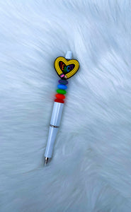 Teacher Pencil  Beaded Pen