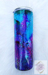 Ocean Watercolor Ink Tumbler
